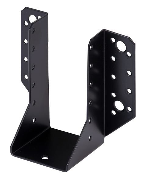 Produktbild Alberts Balkenschuh verzinkt schwarz lichte Breite 64 mm Höhe 128 mm
