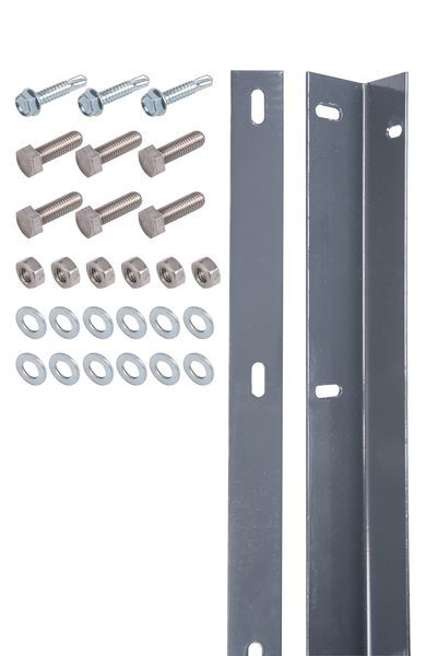 Alberts Befestigungsleiste anthrazit für Doppelstab Gittermatten 1400 mm Alberts Befestigungsleiste anthrazit für Doppelstab Gittermatten 1400 mm