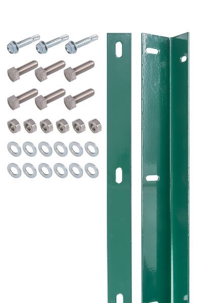 Alberts Befestigungsleiste grün für Doppelstab Gittermatten 1200 mm Produktbild Alberts Befestigungsleiste grün für Doppelstab Gittermatten 1200 mm