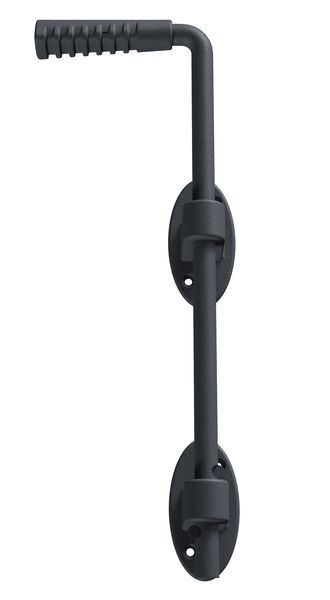 Alberts Bodenschieber Ovado verzinkt graphitgrau beschichtet 400mm lang Produktbild Alberts Bodenschieber Ovado verzinkt graphitgrau beschichtet 400mm lang