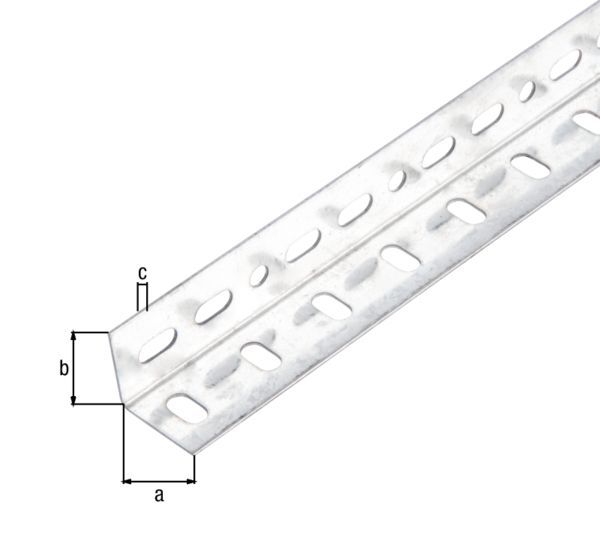 Alberts Conceptor Winkelprofil sendzimirverzinkt 2000x35x35x1,5mm Produktbild Alberts Conceptor Winkelprofil sendzimirverzinkt 2000x35x35x1,5mm
