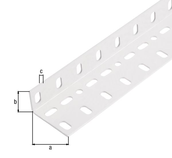 Alberts Conceptor Winkelprofil weiß beschichtet 2000x60x35x1,5mm Produktbild Alberts Conceptor Winkelprofil weiß beschichtet 2000x60x35x1,5mm