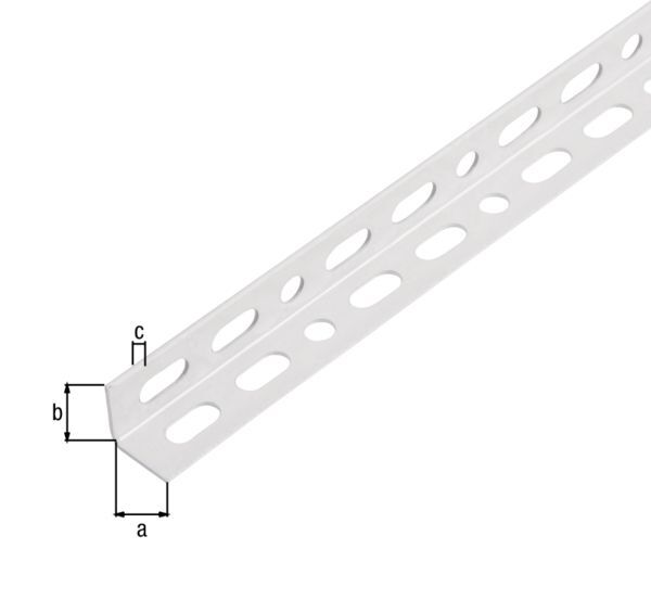 Alberts Conceptor Winkelprofil weiß beschichtet 2000x15x15x1,5mm Produktbild Alberts Conceptor Winkelprofil weiß beschichtet 2000x15x15x1,5mm
