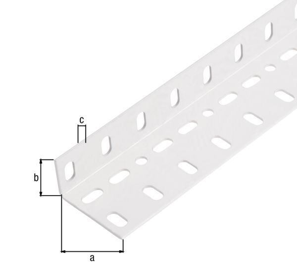 Alberts Conceptor Winkelprofil weiß beschichtet 1000x25x45x1,5mm Produktbild Alberts Conceptor Winkelprofil weiß beschichtet 1000x25x45x1,5mm
