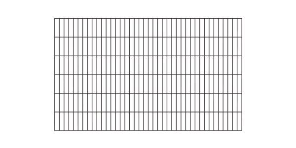 Alberts Doppelstab Gittermatte anthrazit 2000x1200mm Masche 50x200mm Produktbild Alberts Doppelstab Gittermatte anthrazit 2000x1200mm Masche 50x200mm