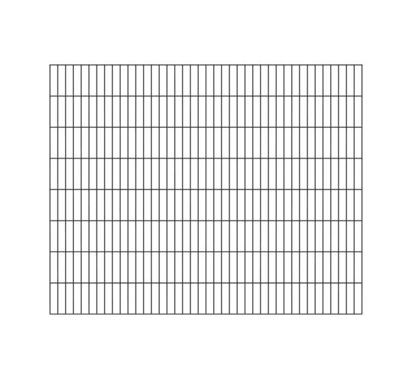 Alberts Doppelsta Gittermatte anthrazit 2000x1600mm Masche 50x200mm Produktbild Alberts Doppelsta Gittermatte anthrazit 2000x1600mm Masche 50x200mm