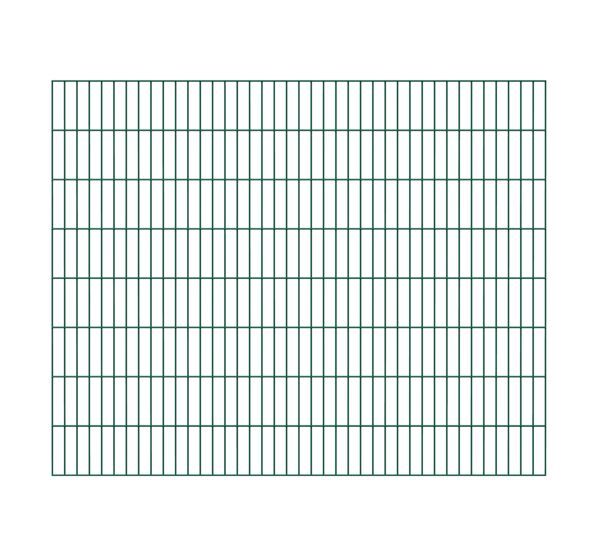 Alberts Doppelstab Gittermatte grün 2000x1600mm Masche 50x200mm Produktbild Alberts Doppelstab Gittermatte grün 2000x1600mm Masche 50x200mm