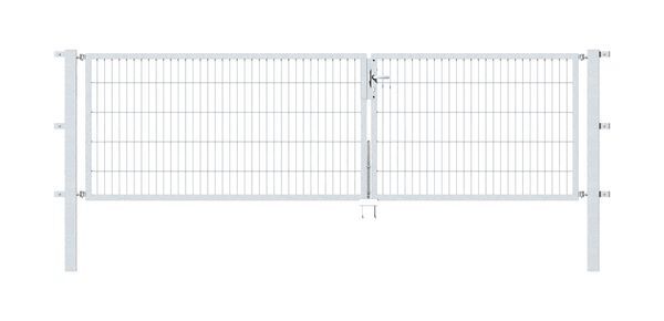 Alberts Doppeltor Flexo feuerverzinkt 3500x1000 Pfosten 80x80x1700mm Alberts Doppeltor Flexo feuerverzinkt 3500x1000 Pfosten 80x80x1700mm