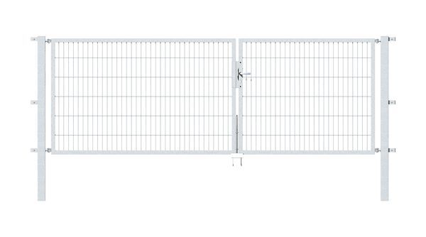 Alberts Doppeltor Flexo feuerverzinkt 3500x1200 Pfosten 80x80x1900mm Produktbild Alberts Doppeltor Flexo feuerverzinkt 3500x1200 Pfosten 80x80x1900mm