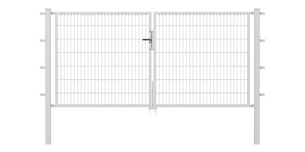 Alberts Doppeltor Flexo feuerverzinkt 3500x1600 Pfosten 80x80x2300mm Produktbild Alberts Doppeltor Flexo feuerverzinkt 3500x1600 Pfosten 80x80x2300mm bild 2