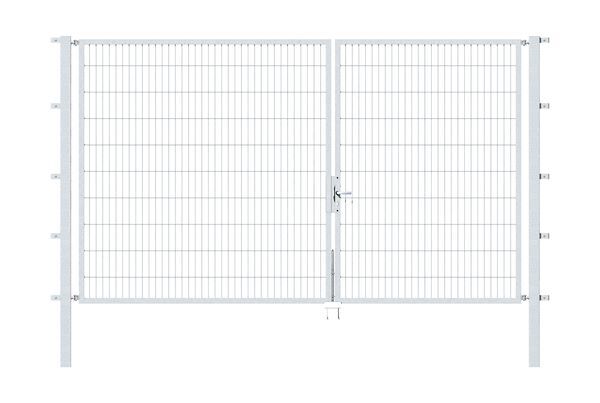 Alberts Doppeltor Flexo feuerverzinkt 3500x2000 Pfosten 80x80x2700mm Produktbild Alberts Doppeltor Flexo feuerverzinkt 3500x2000 Pfosten 80x80x2700mm