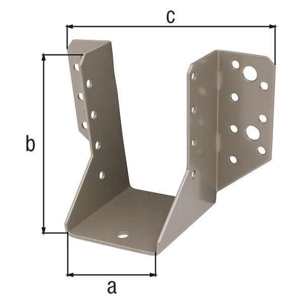 Alberts DURAVIS Balkenschuh Typ A 60 x 100 mm Gesamtbreite 138 mm Produktbild Alberts DURAVIS Balkenschuh Typ A 60 x 100 mm Gesamtbreite 138 mm