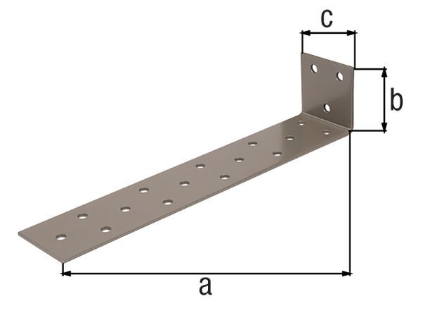 Alberts DURAVIS Flachstahl Betonanker sendzimirverzinkt rostbraun 205 x 40 x 40 mm Alberts DURAVIS Flachstahl Betonanker sendzimirverzinkt rostbraun 205 x 40 x 40 mm