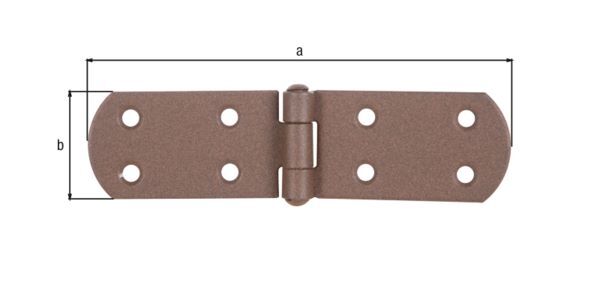 Alberts DURAVIS Kistenband rostbraun 135 x 35 x 2 mm Produktbild Alberts DURAVIS Kistenband rostbraun 135 x 35 x 2 mm bild 2
