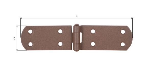 Alberts DURAVIS Kistenband rostbraun 156 x 35 x 2 mm Produktbild Alberts DURAVIS Kistenband rostbraun 156 x 35 x 2 mm bild 2