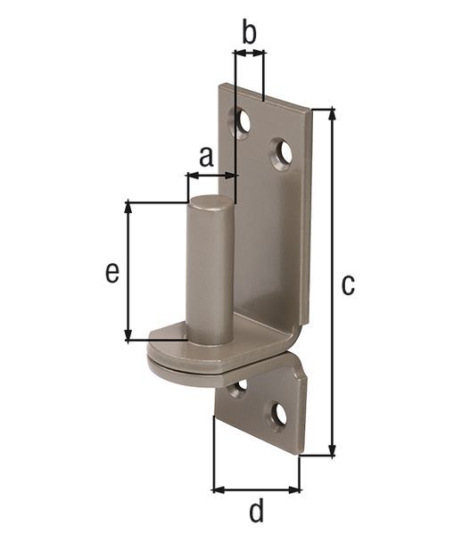 Alberts DURAVIS Kloben auf Platte DI Haken Duplexbeschichtung Produktbild Alberts DURAVIS Kloben auf Platte DI Haken Duplexbeschichtung