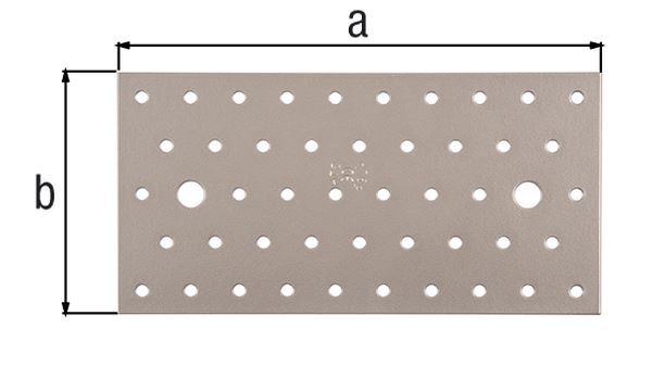 Alberts DURAVIS Lochplatte sendzimirverzinkt 200 x 100 x 2 mm Produktbild Alberts DURAVIS Lochplatte sendzimirverzinkt 200 x 100 x 2 mm