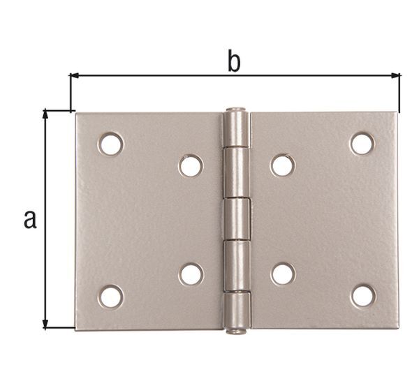 Alberts DURAVIS Scharnier breit blau verzinkt schwarzdiamant 60 x 90 x 1,25 mm Produktbild Alberts DURAVIS Scharnier breit blau verzinkt schwarzdiamant 60 x 90 x 1,25 mm bild 2