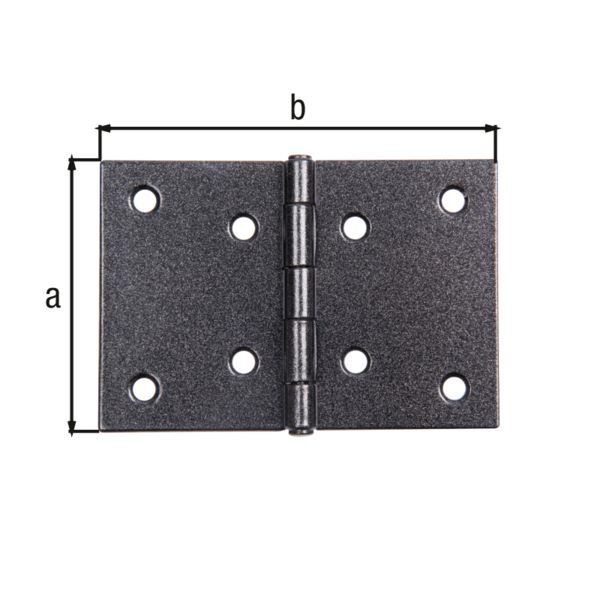 Alberts DURAVIS Scharnier breit blau verzinkt schwarzdiamant 60 x 90 x 1,25 mm Produktbild Alberts DURAVIS Scharnier breit blau verzinkt schwarzdiamant 60 x 90 x 1,25 mm