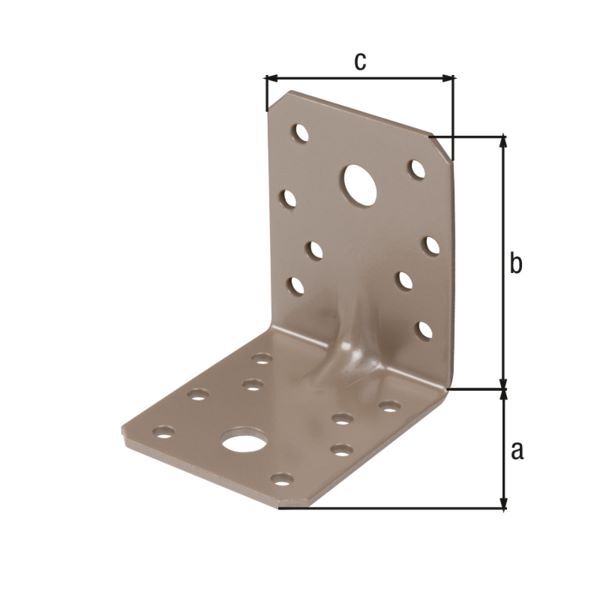Alberts DURAVIS Schwerl Winkelverbinder Sicke 70 x 70 x 55 mm Produktbild Alberts DURAVIS Schwerl Winkelverbinder Sicke 70 x 70 x 55 mm bild 2
