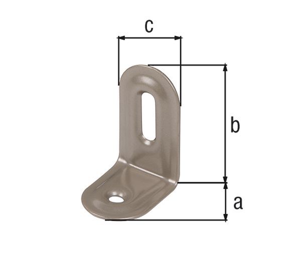 Alberts DURAVIS Verstellwinkel geprägt blau verzinkt schwarzdiamant 28 x 40 x 22 mm Produktbild Alberts DURAVIS Verstellwinkel geprägt blau verzinkt schwarzdiamant 28 x 40 x 22 mm bild 2