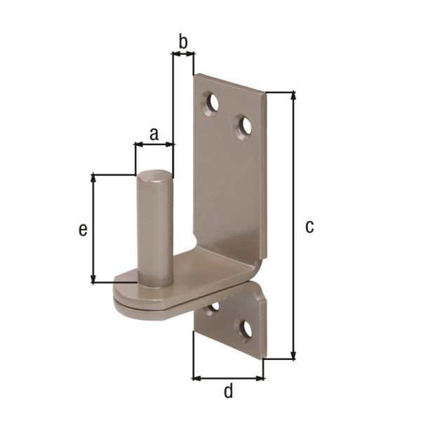 Alberts DURAVIS Kloben auf Platte DII- Haken blau verzinkt Duplexbeschichtung 100 x 35 mm Produktbild Alberts DURAVIS Kloben auf Platte DII- Haken blau verzinkt Duplexbeschichtung 100 x 35 mm bild 2
