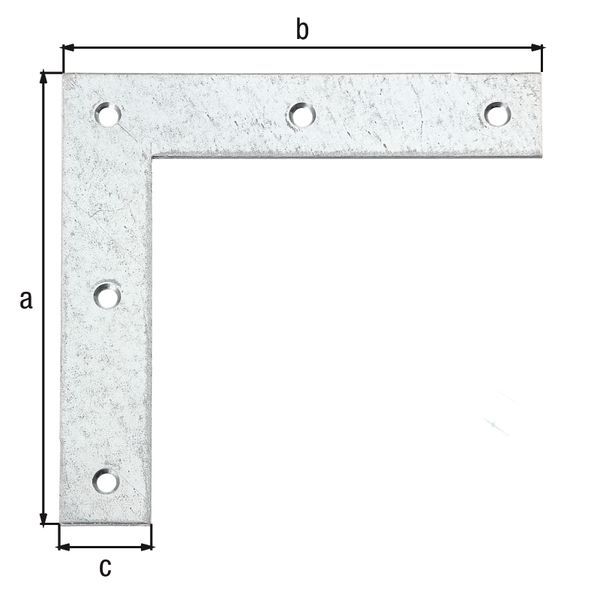 Alberts Eckwinkel sendzimirverzinkt HxLxB 160x160x30mm Produktbild Alberts Eckwinkel sendzimirverzinkt HxLxB 160x160x30mm