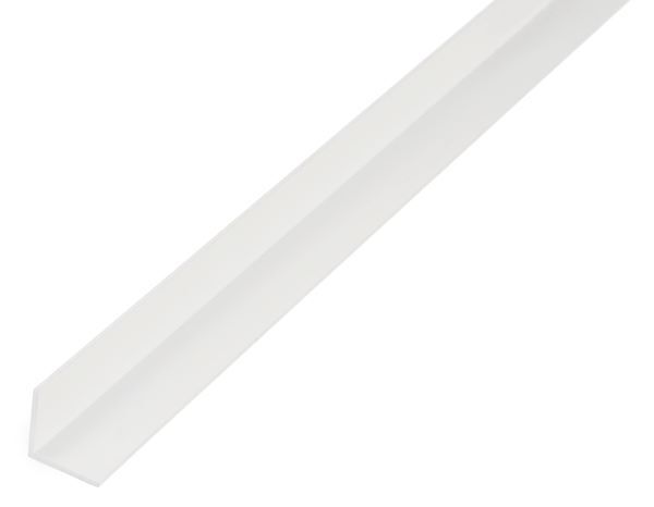 Produktbild Alberts eco Winkelprofil LxBxHxS 1000 x 10 x 10 x 1 mm gleichschenklig PVC weiß