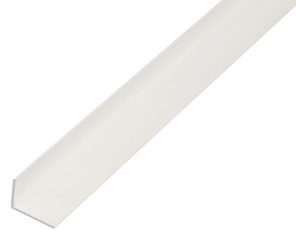 Produktbild Alberts eco Winkelprofil LxBxHxS 1000 x 20 x 10 x 1,0 mm ungleichschenklig PVC weiß