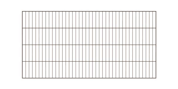 Alberts Einstab Gittermatte Garden RAL 7016 anthrazit 2000 x 1000 mm Produktbild Alberts Einstab Gittermatte Garden RAL 7016 anthrazit 2000 x 1000 mm bild 2