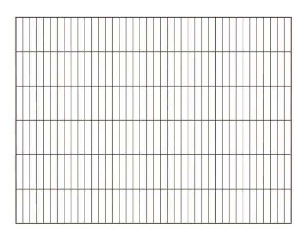Alberts Einstab Gittermatte Garden RAL 7016 anthrazit 2000 x 1500 mm Produktbild Alberts Einstab Gittermatte Garden RAL 7016 anthrazit 2000 x 1500 mm