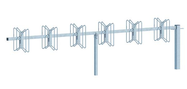 Alberts Fahrradständer Hagen Anbauelement zum Betonieren 12 Einstellplätze Halter 90Grad Produktbild Alberts Fahrradständer Hagen Anbauelement zum Betonieren 12 Einstellplätze Halter 90Grad