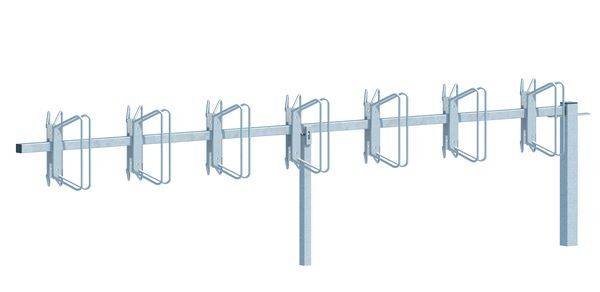 Alberts Fahrradständer Hagen Anbauelement zum Betonieren 14 Einstellplätze Halter 45Grad Produktbild Alberts Fahrradständer Hagen Anbauelement zum Betonieren 14 Einstellplätze Halter 45Grad