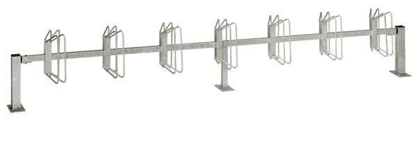 Alberts Fahrradständer Hagen Grundelement zum Betonieren 7 Einstellplätze Halter 45 Grad Produktbild Alberts Fahrradständer Hagen Grundelement zum Betonieren 7 Einstellplätze Halter 45 Grad