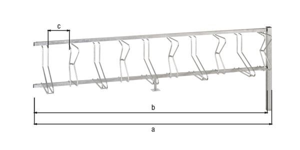 Alberts Fahrradständer Bremen Anbauelement zum Betonieren 10 Einstellplätze Produktbild Alberts Fahrradständer Bremen Anbauelement zum Betonieren 10 Einstellplätze bild 2