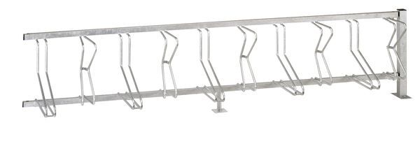 Alberts Fahrradständer Bremen Anbauelement zum Schrauben 10 Einstellplätze Produktbild Alberts Fahrradständer Bremen Anbauelement zum Schrauben 10 Einstellplätze