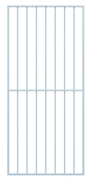 Alberts Fenstergitter Basic I feuerverzinkt 1026-1400mm auf 1401-2000mm auf Wandmontage Produktbild Alberts Fenstergitter Basic I feuerverzinkt 1026-1400mm auf 1401-2000mm auf Wandmontage