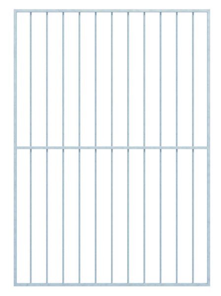 Alberts Fenstergitter Basic I feuerverzinkt 1401-1900mm auf 1401-2000mm auf Wandmontage Produktbild Alberts Fenstergitter Basic I feuerverzinkt 1401-1900mm auf 1401-2000mm auf Wandmontage