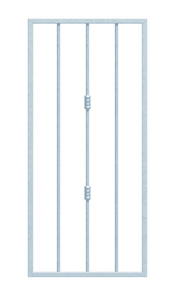 Alberts Fenstergitter Basic II feuerverzinkt 400-650mm auf 400-800mm auf Wandmontage Produktbild Alberts Fenstergitter Basic II feuerverzinkt 400-650mm auf 400-800mm auf Wandmontage