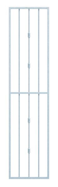 Alberts Fenstergitter Basic II feuerverzinkt 400-650mm auf 1401-2000mm in Laibung Produktbild Alberts Fenstergitter Basic II feuerverzinkt 400-650mm auf 1401-2000mm in Laibung