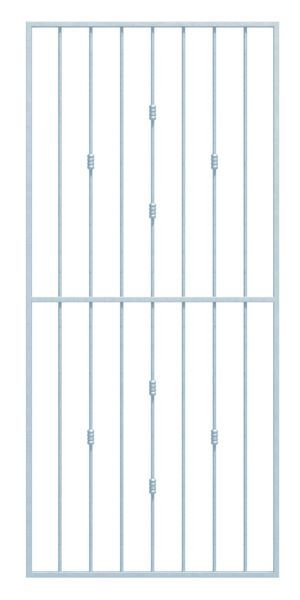 Alberts Fenstergitter Basic II feuerverzinkt 1026-1400mm auf 1401-2000mm in Laibung Produktbild Alberts Fenstergitter Basic II feuerverzinkt 1026-1400mm auf 1401-2000mm in Laibung