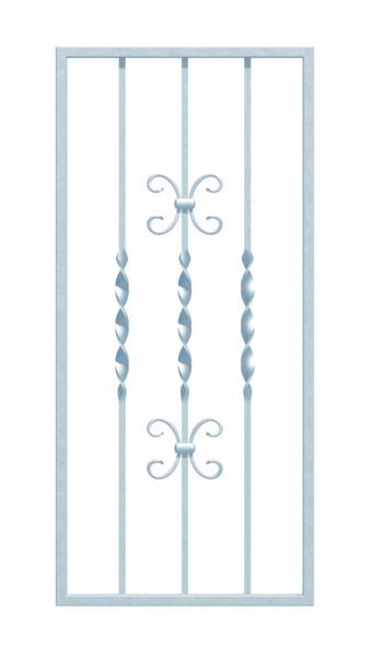 Alberts Fenstergitter München feuerverzinkt 400-650mm auf 690-925mm in Laibung Produktbild Alberts Fenstergitter München feuerverzinkt 400-650mm auf 690-925mm in Laibung