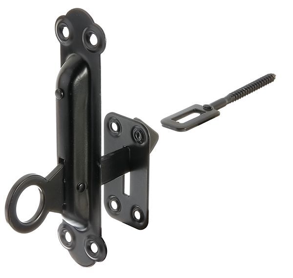 Alberts Fensterladen Feststeller schwarz kunststoffbeschichtet Höhe 150mm Produktbild Alberts Fensterladen Feststeller schwarz kunststoffbeschichtet Höhe 150mm