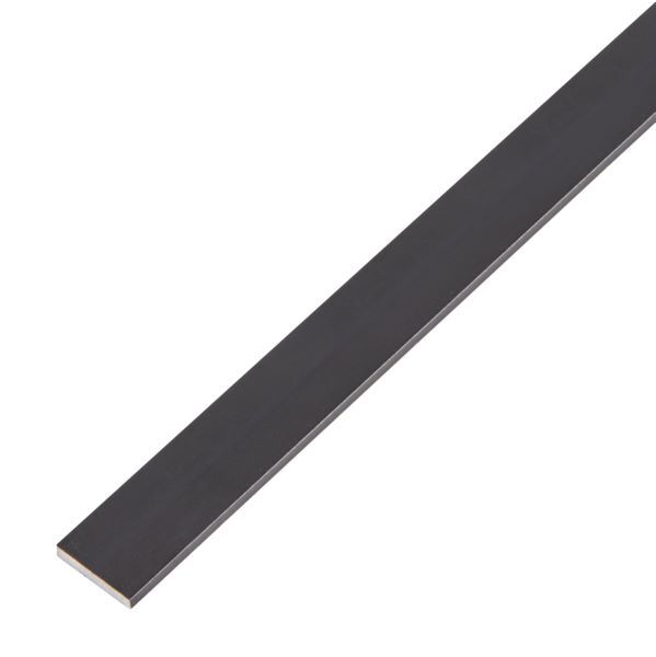 Alberts Flachstange Alu schwarz eloxiert 2000 x 15 x 2 mm Produktbild Alberts Flachstange Alu schwarz eloxiert 2000 x 15 x 2 mm