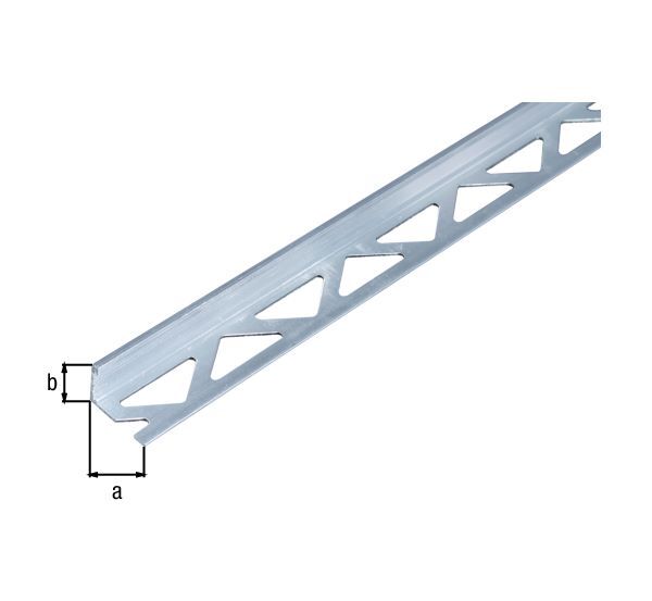 Alberts Fliesen Abschlussprofil Alu blank 1000 x 23,5 x 12,5 mm Produktbild Alberts Fliesen Abschlussprofil Alu blank 1000 x 23,5 x 12,5 mm bild 2
