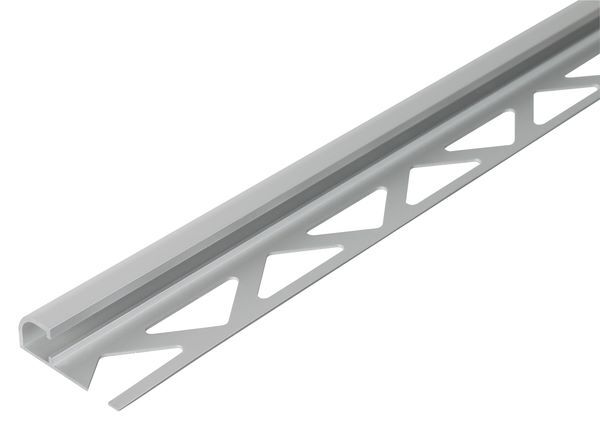 Alberts Fliesen Viertelkreisprofil Alu silber eloxiert 2500 x 32 x 10 mm Produktbild Alberts Fliesen Viertelkreisprofil Alu silber eloxiert 2500 x 32 x 10 mm