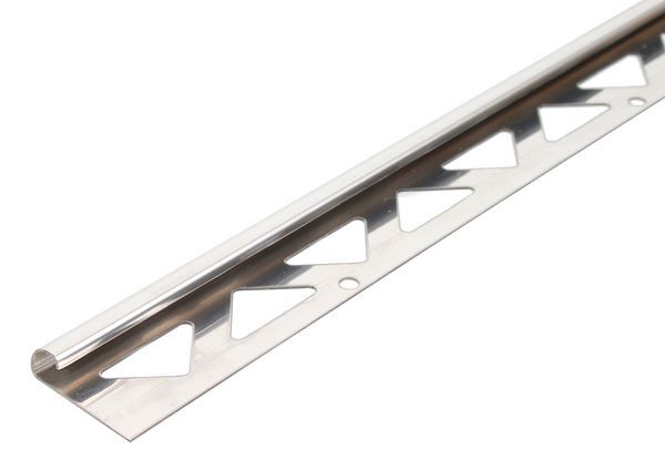Alberts Fliesen Viertelkreisprofil Edelstahl 2500 x 29 x 8 mm Produktbild Alberts Fliesen Viertelkreisprofil Edelstahl 2500 x 29 x 8 mm