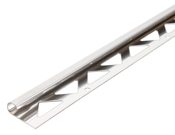 Alberts Fliesen Viertelkreisprofil Edelstahl 2500 x 29 x 10 mm Produktbild Alberts Fliesen Viertelkreisprofil Edelstahl 2500 x 29 x 10 mm