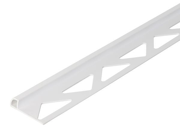 Alberts Fliesen Viertelkreisprofil Kunststoff weiß 2500 x 30 x 6 mm Produktbild Alberts Fliesen Viertelkreisprofil Kunststoff weiß 2500 x 30 x 6 mm