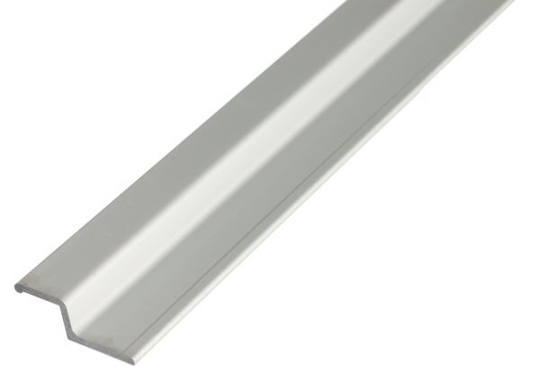 Alberts Griffprofil abgewinkelt Alu silber eloxiert 2000 x 40 x 13 x 2 mm Produktbild Alberts Griffprofil abgewinkelt Alu silber eloxiert 2000 x 40 x 13 x 2 mm